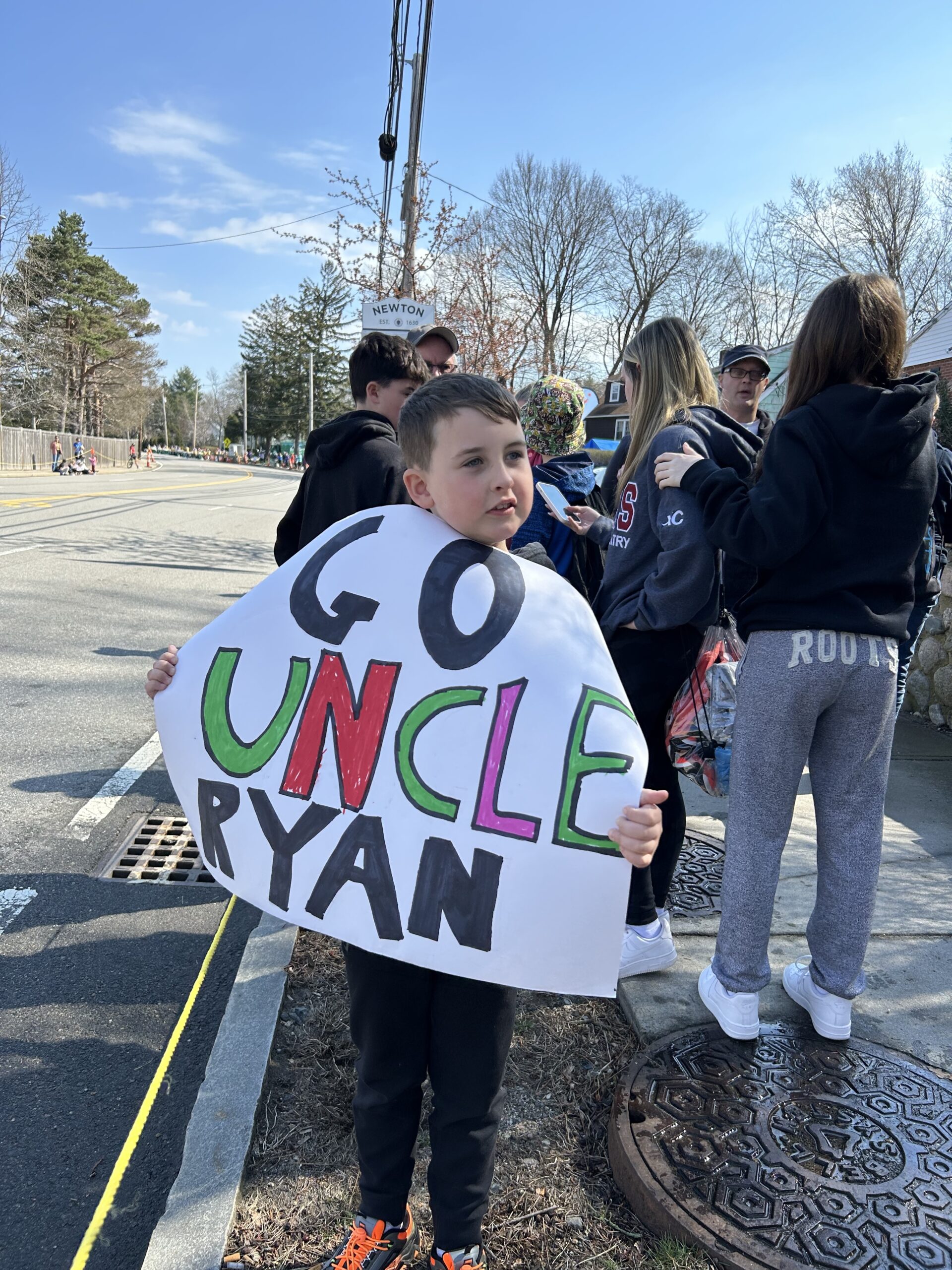 Ryan at the Boston Marathon