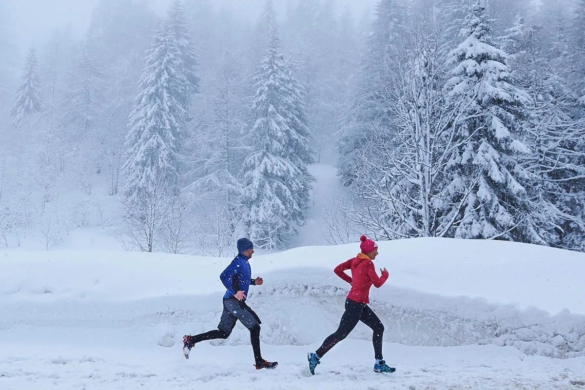 recreational running in winter